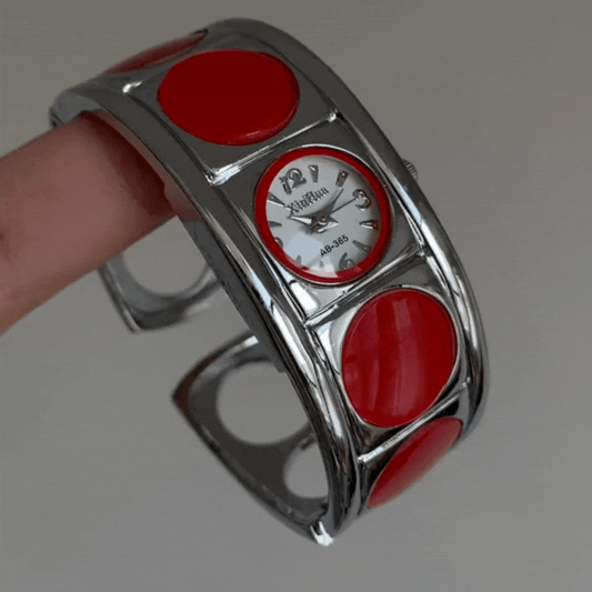 Montre Azure Grace : montre-bracelet en argent et saphir