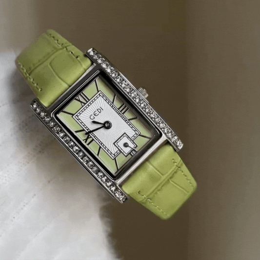 Montre Avocado Luxe : Montre à quartz étanche