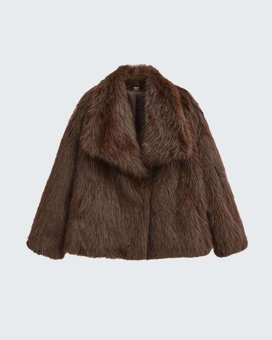 Short Faux Fur Coat