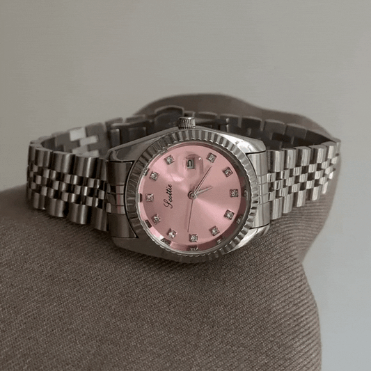Orologio blush grazia: orologio per il calcolo del calendario rosa