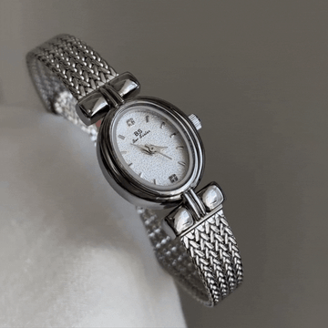 Vintage tarweketen Silver Ladies 'Quartz Watch