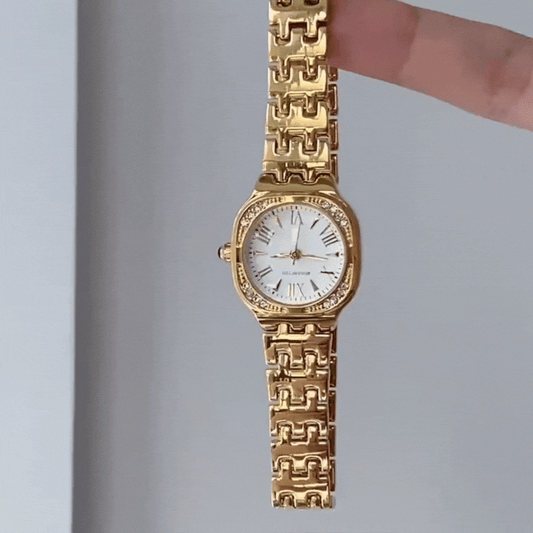 Zlatna narukvica i zlatni biranje dame Quartz Watch