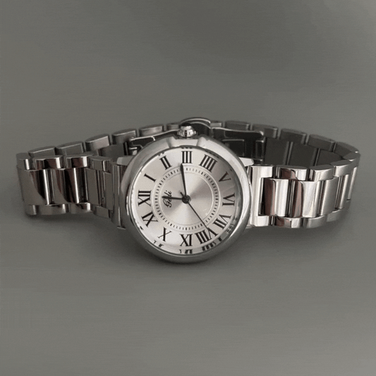 Silver Elegance sat: Klasični čelični kvarc sat