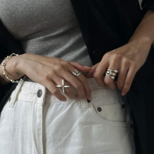 Lucky Clover Adjustable Ring