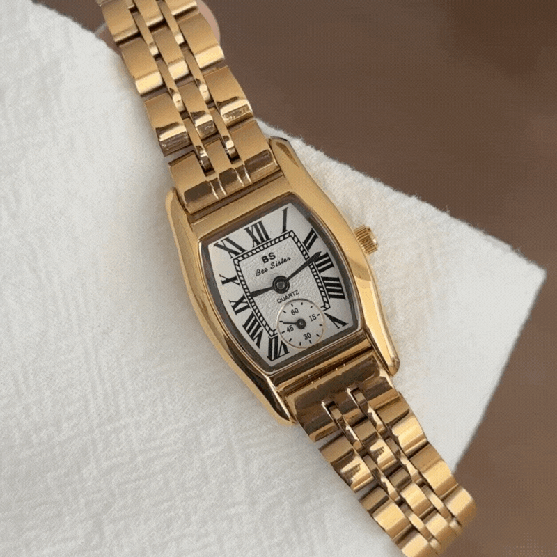 Elegant Gold and White Watch Gucci H25 Women main image 3