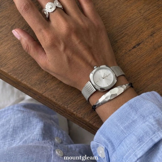 Minimalistisk bambusstrop timepiece
