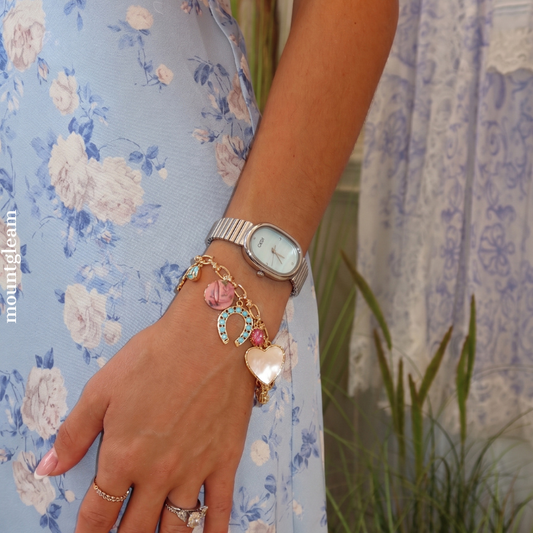 Minimalist Silver Women's Watch – Light Blue Oval Dial | Daily Commuter Style