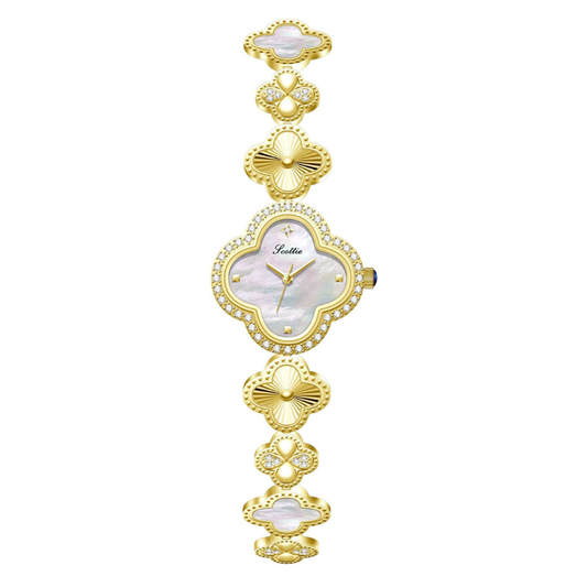 Gold Clover Link Watch for Women – Signature Clover Dial