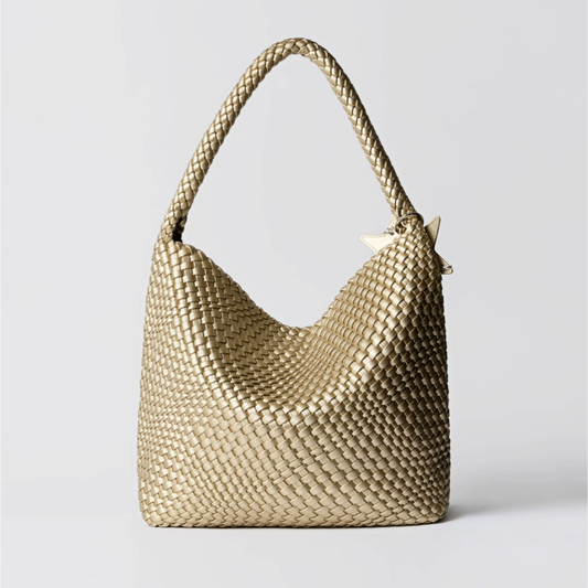 Woven Tote Bag Large Capacity Shoulder Bag for Work – Handheld Commuter Handbag