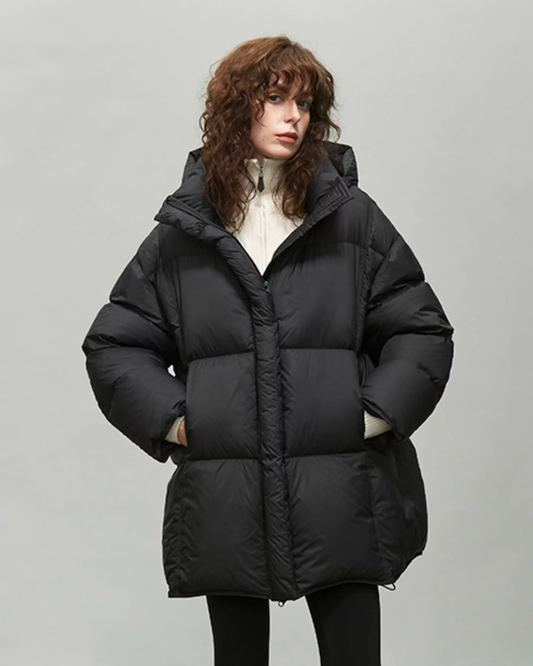 The Cloud Hug Hooded Down Coat