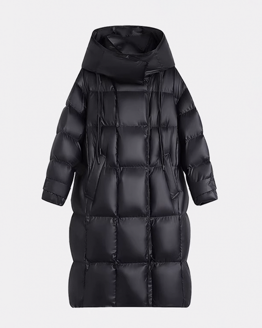 White Goose Down Parka - Extreme Cold Weather Mid-Length Thickened Coat