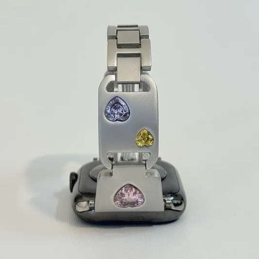Candy Heart – Color Crystal Apple Watch Bracelet