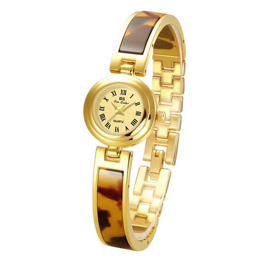 Montre Amber Circle : montre-bracelet à quartz vintage