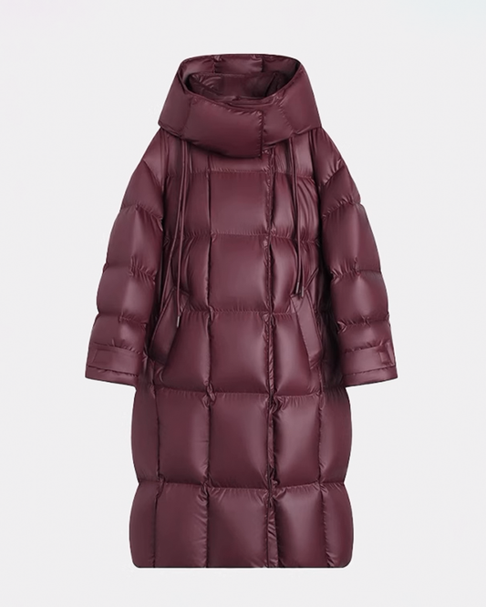 White Goose Down Parka - Extreme Cold Weather Mid-Length Thickened Coat