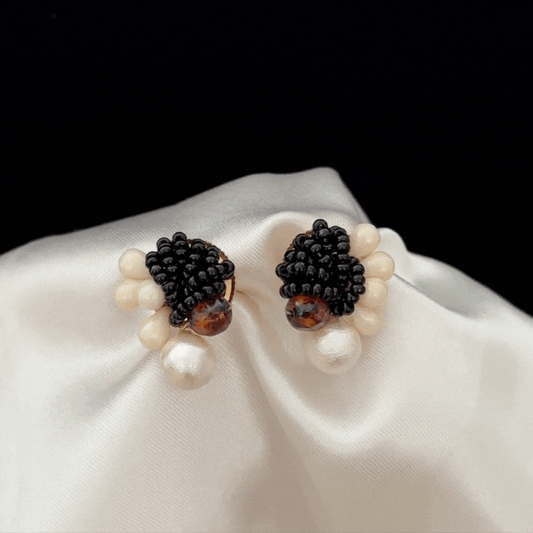 Unique Handmade Glass Bead Earrings - Versatile Artisan Studs