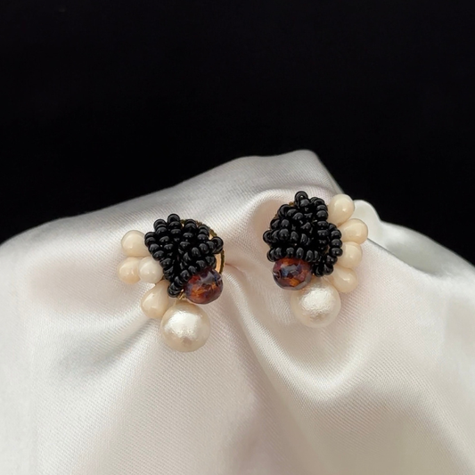 Unique Handmade Glass Bead Earrings - Versatile Artisan Studs