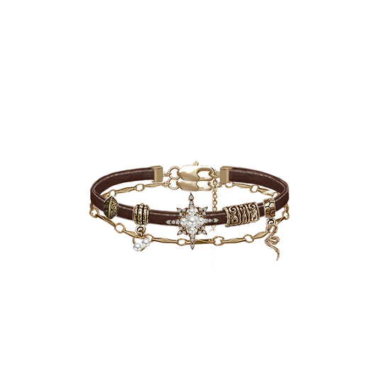 Starlight Leather Bracelet