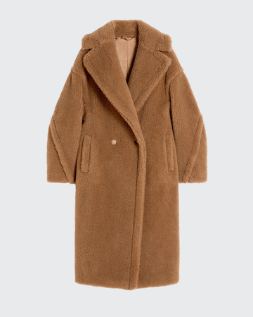 Teddy Icon Alpaca Wool Coat
