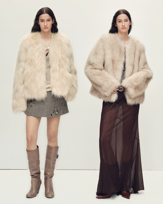 FireladyFur Saga Furs Fox Fur Jacket