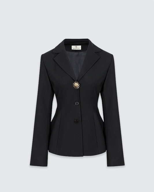 Tencel Wool Blazer Mini Skirt Set