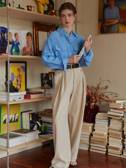 Linen-Blend Waistcoat & Tailored Trouser Set