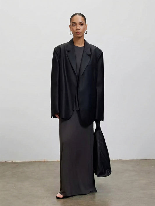 Old Money Style Fall Chic Oversized Blazer