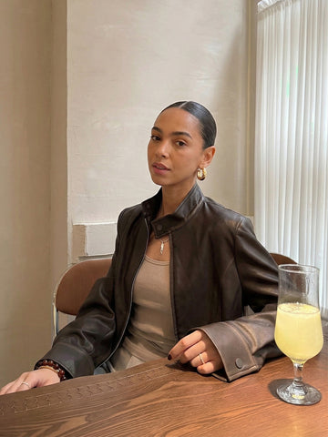 Premium Architectural Distressed Leather Jacket