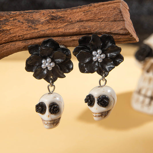 Halloween Skeleton Earrings for Women, Party & Daily Gothic Jewelry Gift