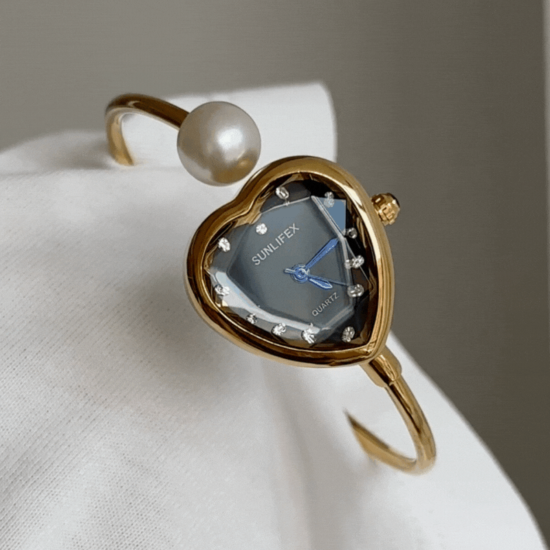 midnight heart fashion watch women