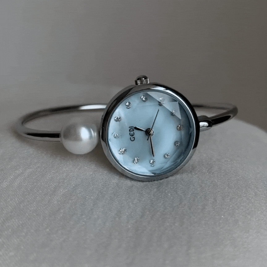 pearl bracelet quartz watch women