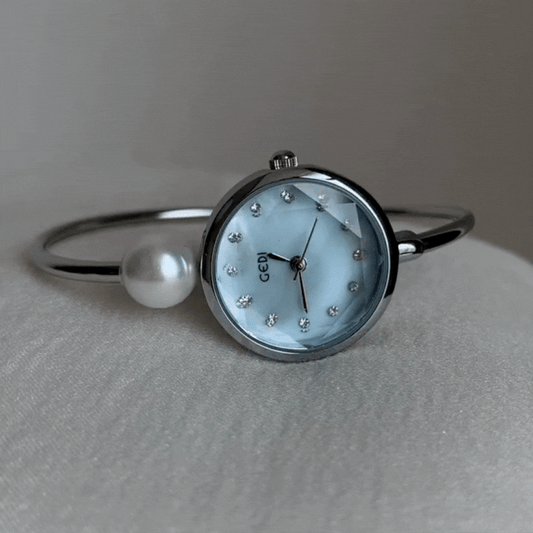 pearl bracelet quartz watch women