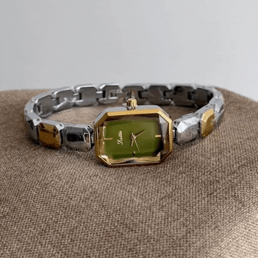 Mint Glace – Two-Tone Vintage Bracelet Watch