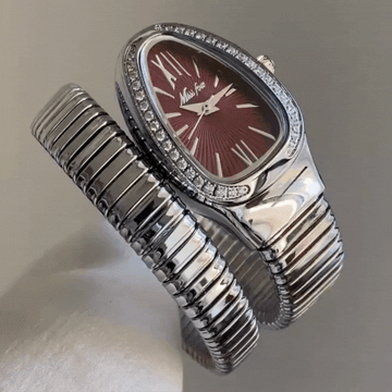 Εξελιγμένο Wraparound: Angora Red Serpenti Quartz Bracelet Watch