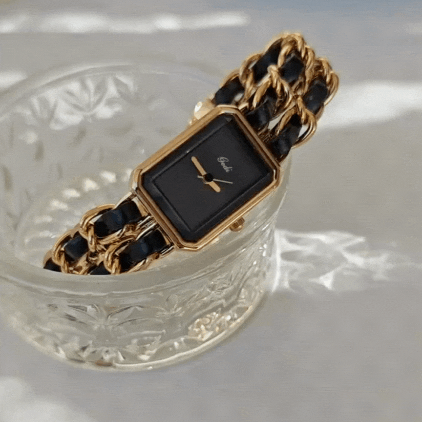 elegant gold bracelet watch