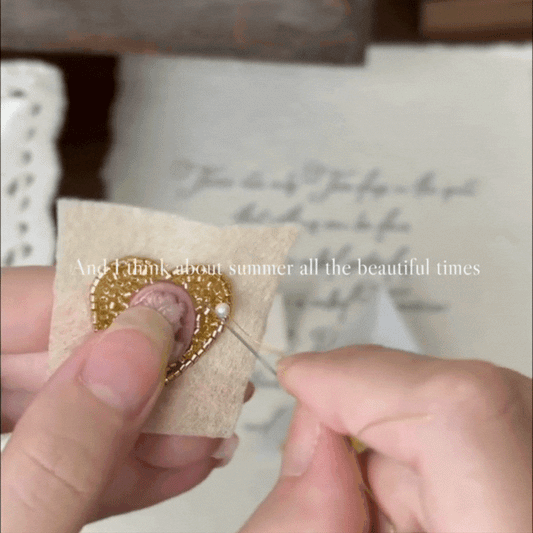 “Sicily” Vintage Floral Beaded Earrings