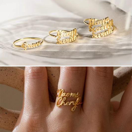 Custom Name Ring
