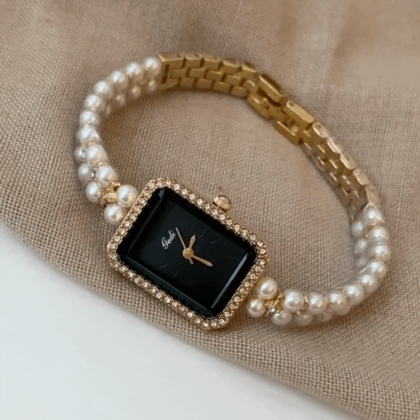 elegant pearl watch jewelry