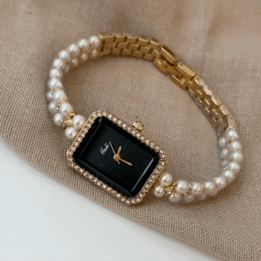 elegant pearl watch jewelry