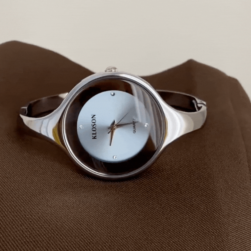 modern elegant cuff watch women