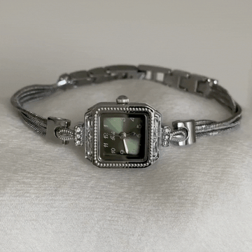 green dial bracelet watch