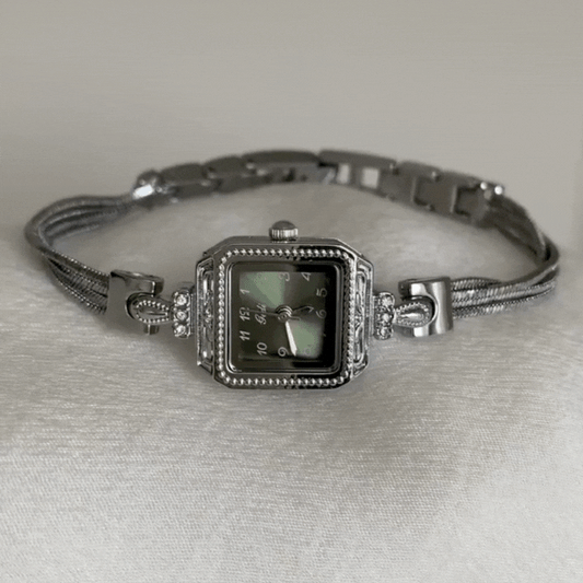 green dial bracelet watch