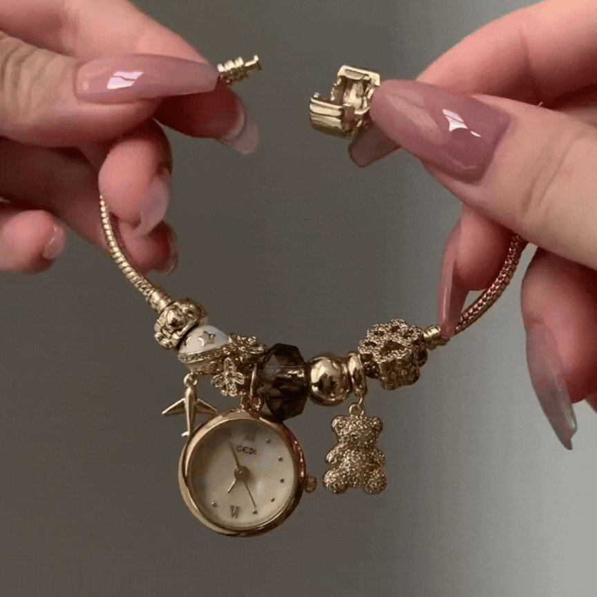 jewelry style gold watch